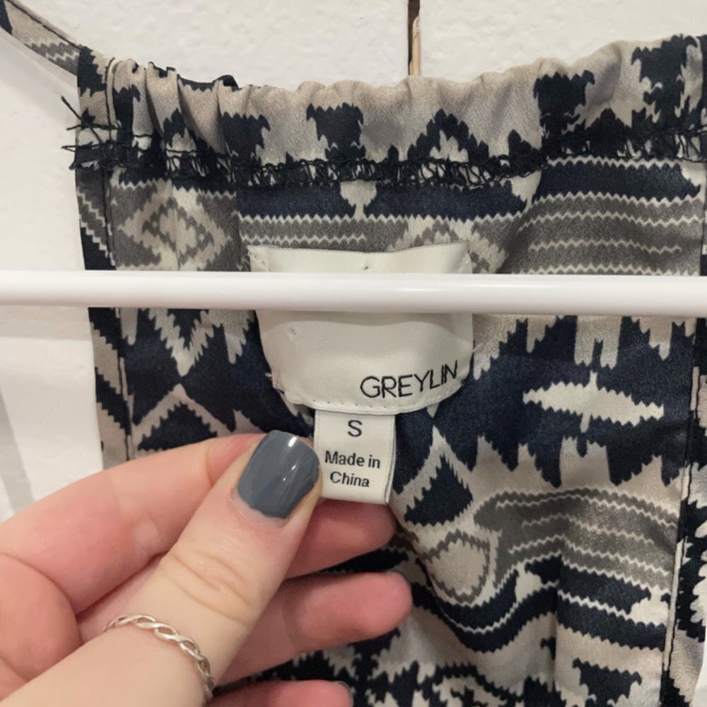 Greylin Patterned Tank Top - Picture 3 of 5